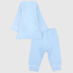 Blue Long-Sleeved Thermal Underwear Set - Ourkids - Junior