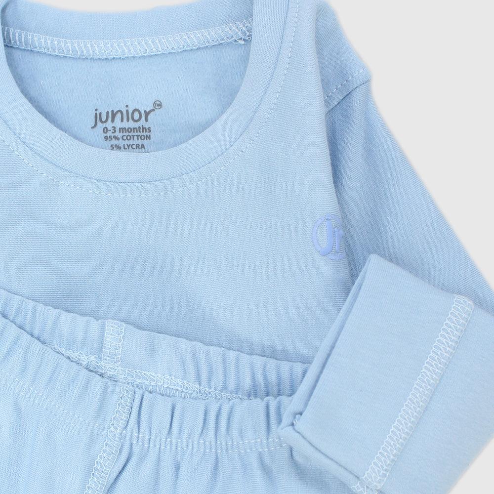 Blue Long-Sleeved Thermal Underwear Set - Ourkids - Junior