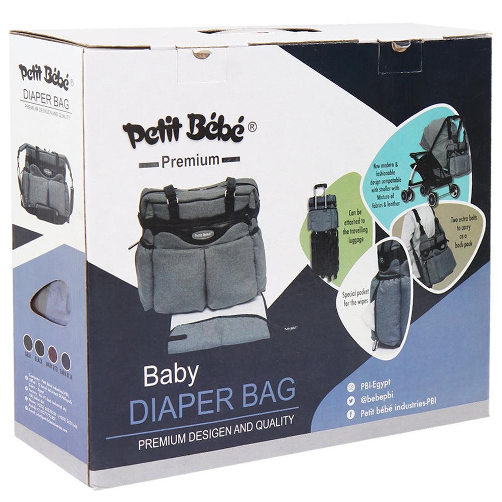 Blue Petit Bebe Premium Diaper Bag - Ourkids - Petit Bebe