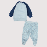 Blue Puppy Long-Sleeved Pajama - Ourkids - Junior