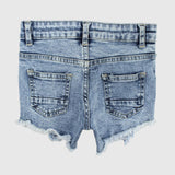 Blue Ripped Jean Shorts - Ourkids - Playmore