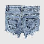 Blue Ripped Jean Shorts - Ourkids - Playmore