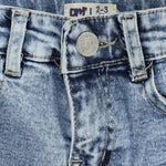 Blue Ripped Jean Shorts - Ourkids - Playmore