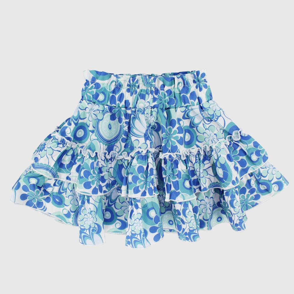 Blue Ruffled Skirt - Ourkids - Pompelo