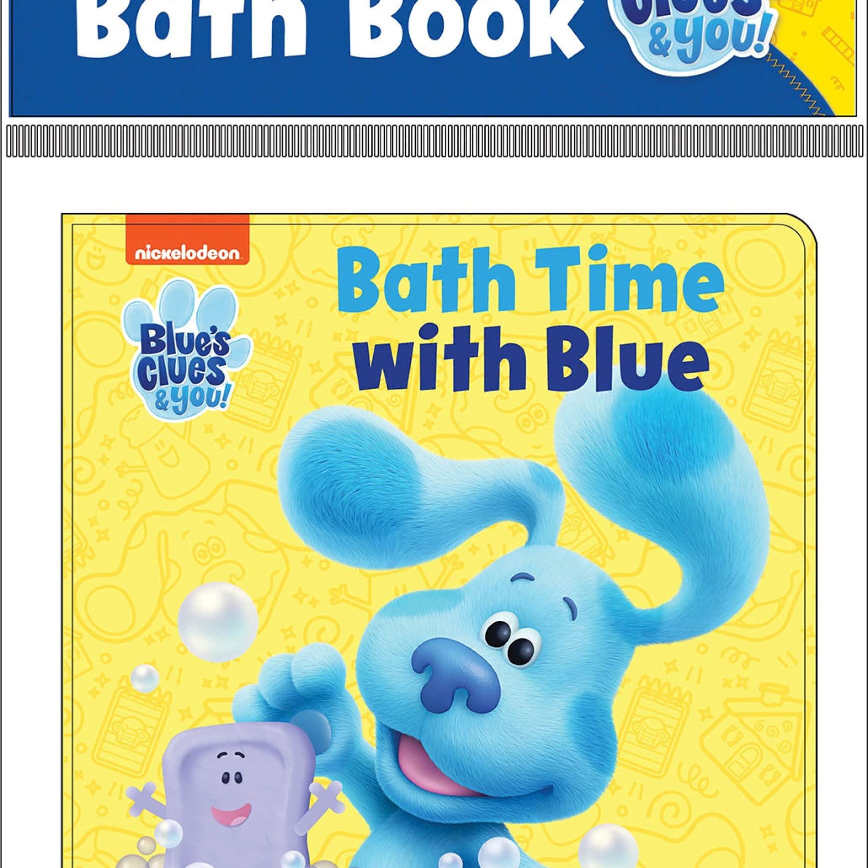 Blue's Clues & you! - Bath Time with Blue - Waterproof Bath Book / Bath Toy - Ourkids - OKO