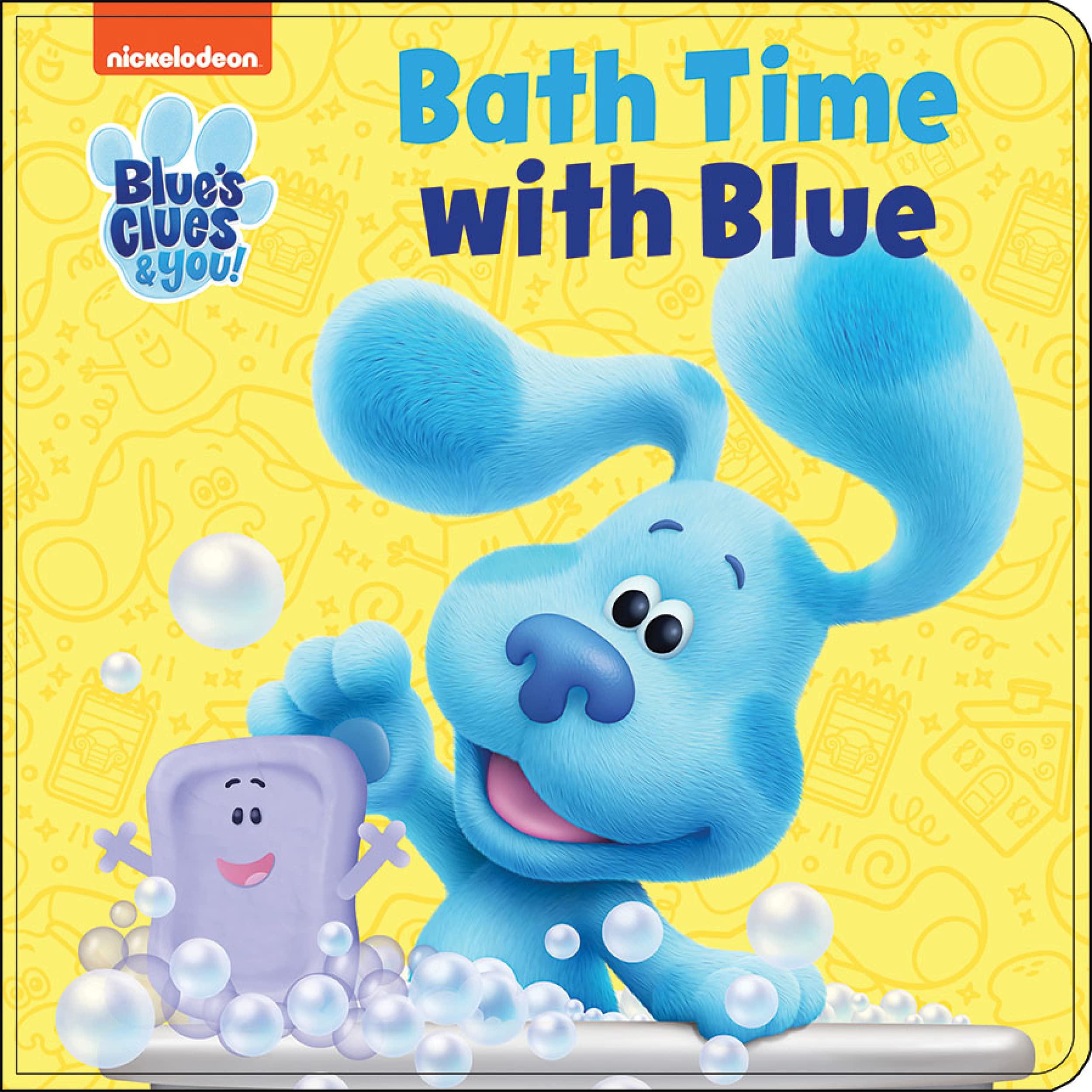 Blue's Clues & you! - Bath Time with Blue - Waterproof Bath Book / Bath Toy - Ourkids - OKO