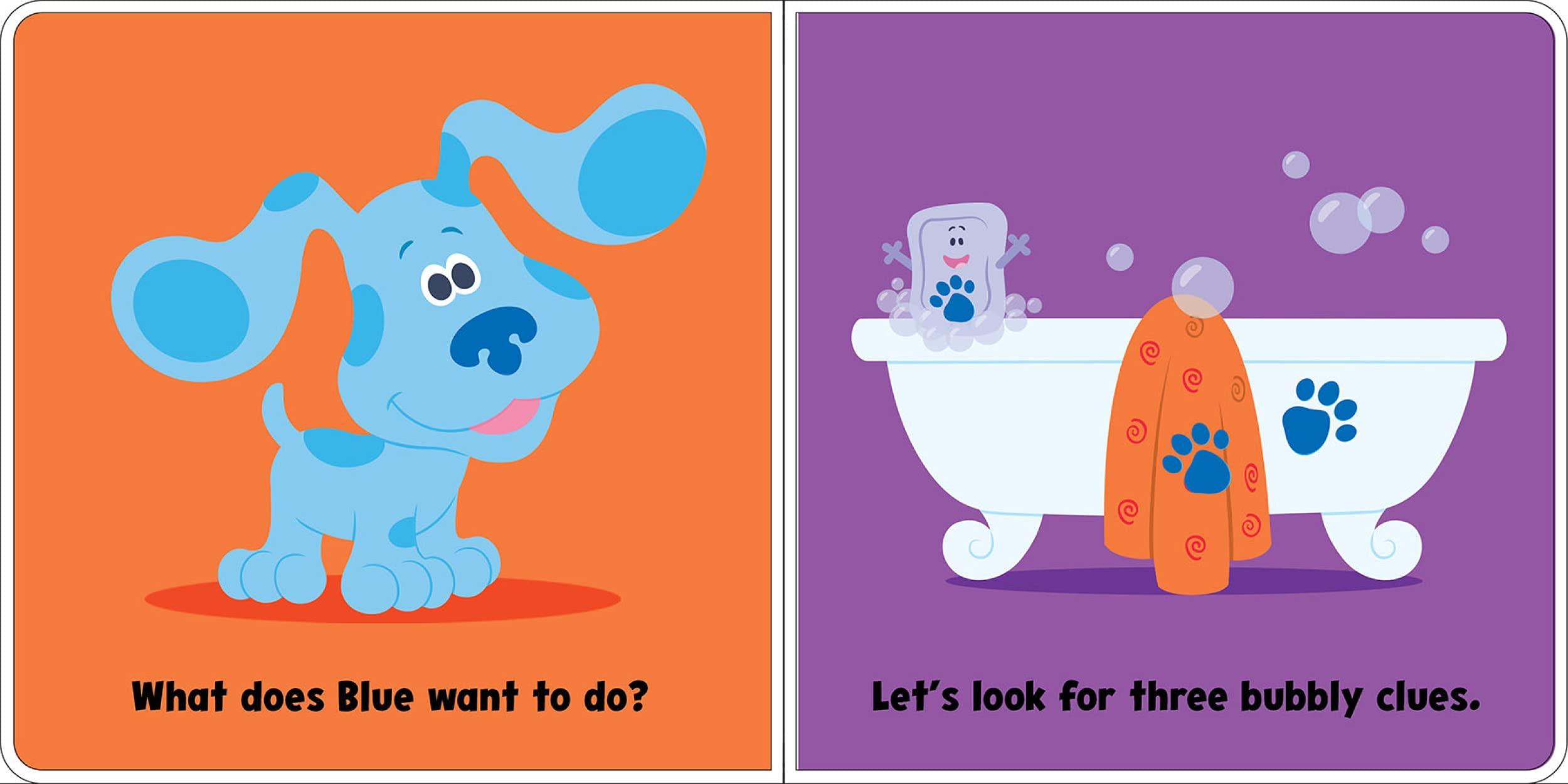 Blue's Clues & you! - Bath Time with Blue - Waterproof Bath Book / Bath Toy - Ourkids - OKO