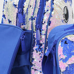 Blue Sequin 14 Inches School Set - Ourkids - Glossy Bird