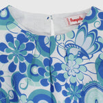 Blue Short-Sleeved Blouse - Ourkids - Pompelo