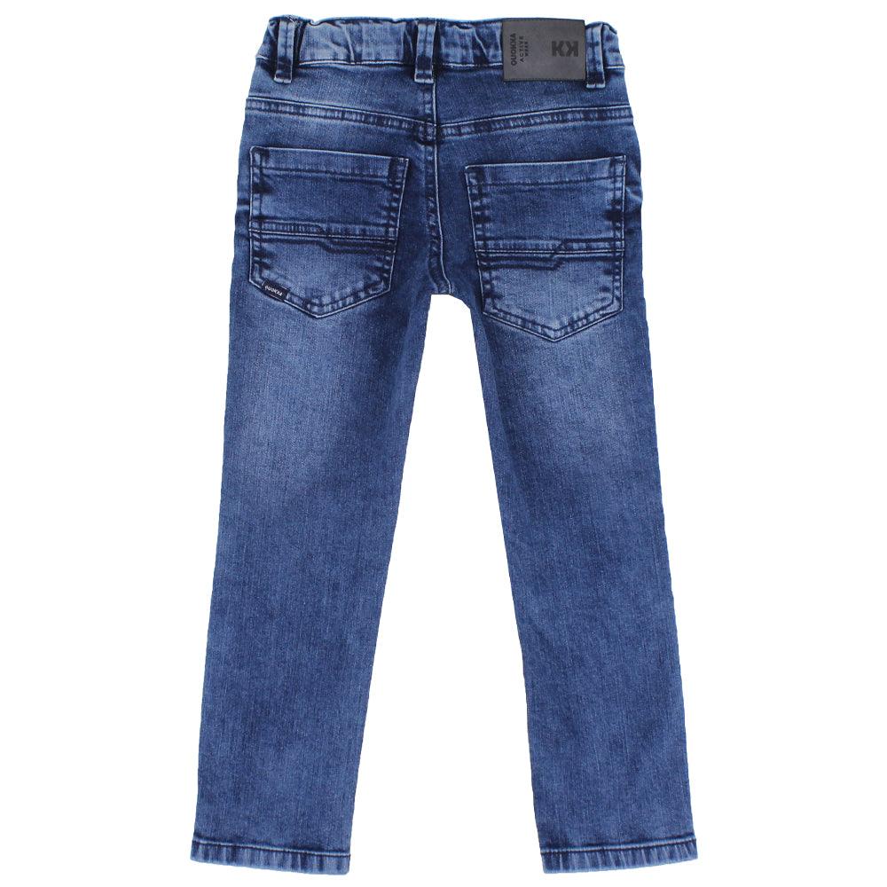 Blue Slim Jeans - Ourkids - Quokka