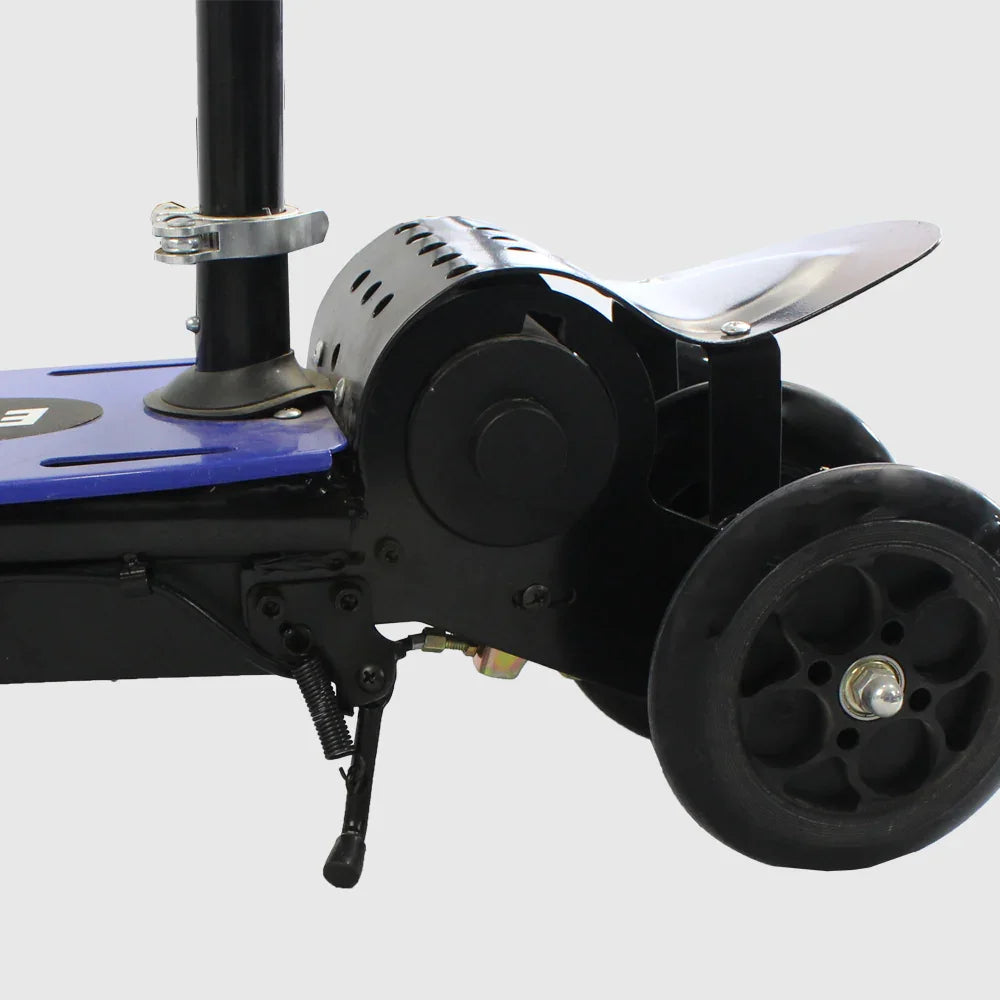 Blue/Black Kick E-Scooter Electric Seat Foldable Kids Electric Scooter - Ourkids - E-Scooter