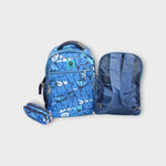 Bluish 20 Inches School Set - Ourkids - Golden Bag