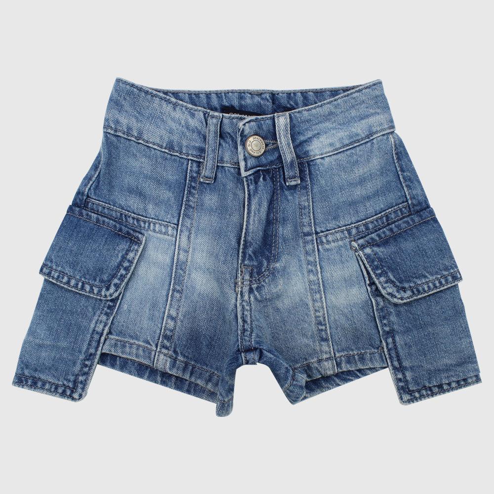 Bluish Jean Shorts - Ourkids - Solang