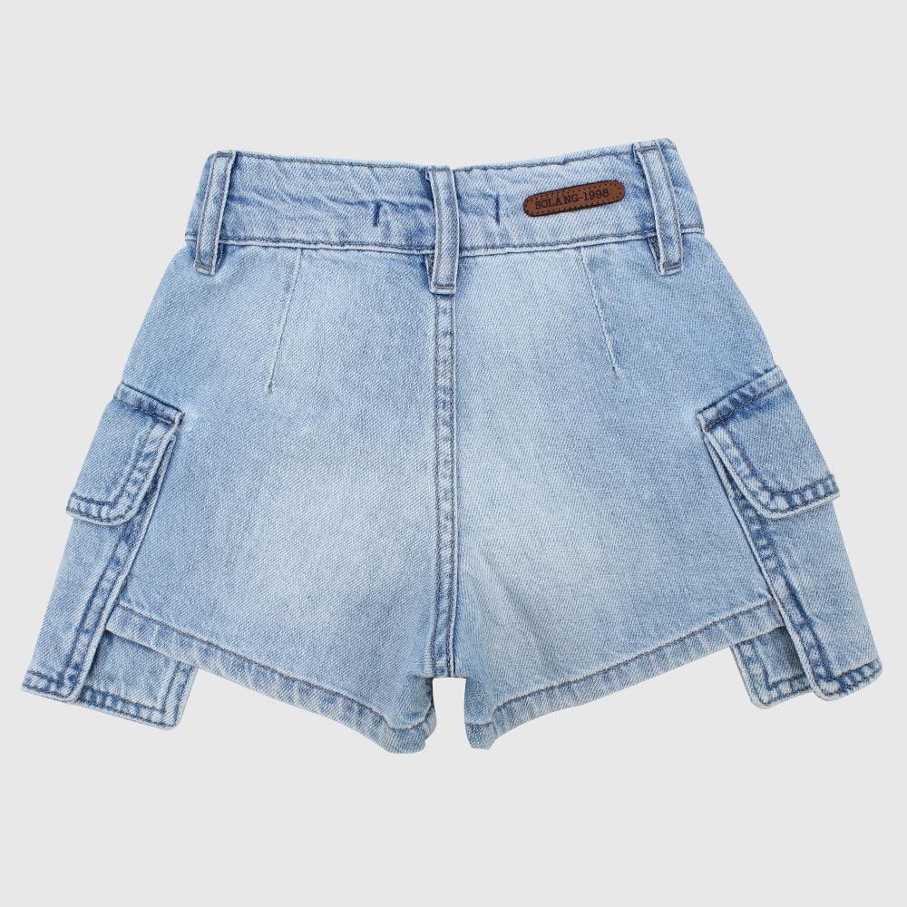 Bluish Jean Shorts - Ourkids - Solang