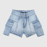 Bluish Jean Shorts - Ourkids - Solang