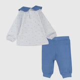 Bluish Long-Sleeved Pajama - Ourkids - Junior