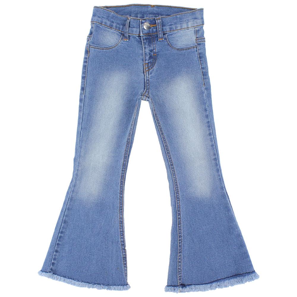 Boot Cut Blue Jeans - Ourkids - five stars