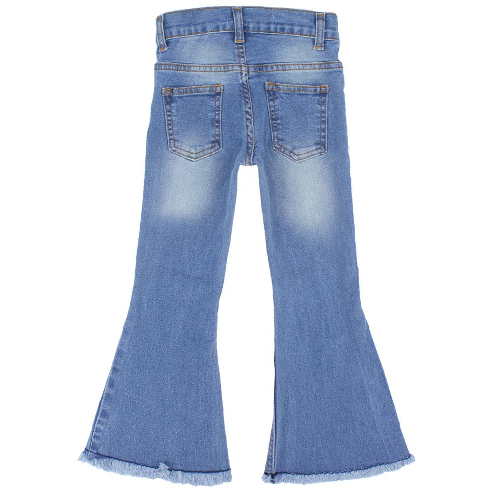 Boot Cut Blue Jeans - Ourkids - five stars