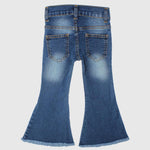 Boot Cut Faded Blue Jeans - Ourkids - five stars