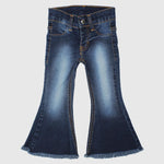 Boot Cut Faded Navy Jeans - Ourkids - Five stars