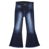 Boot Cut Navy Blue Jeans - Ourkids - five stars