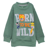 Born Wild Long-Sleeved Fleeced Pajama - Ourkids - JOKY