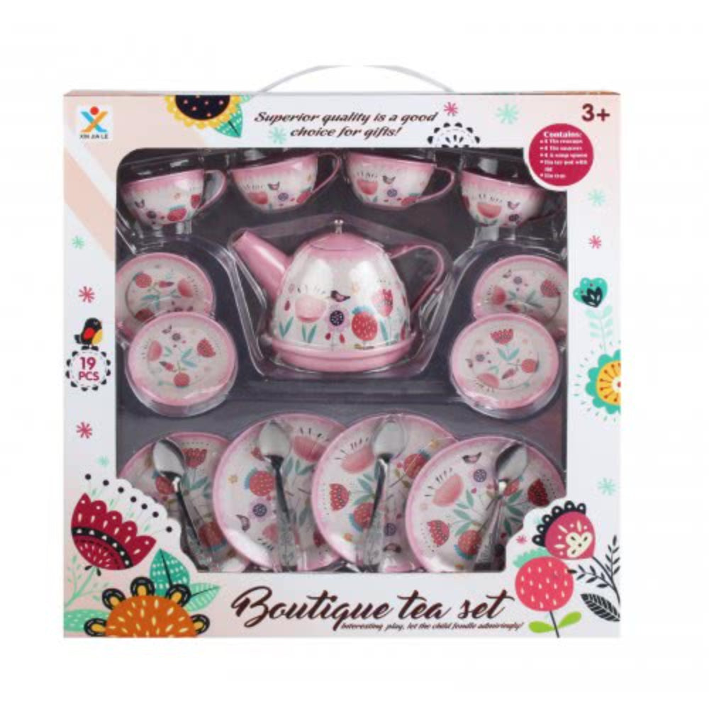 Boutique Tea Set Metal – 19 Pcs