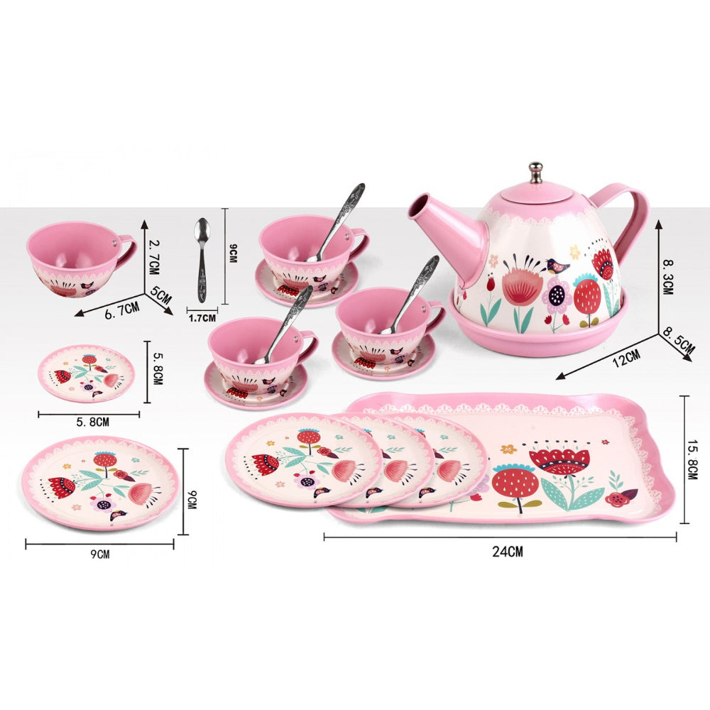 Boutique Tea Set Metal – 19 Pcs