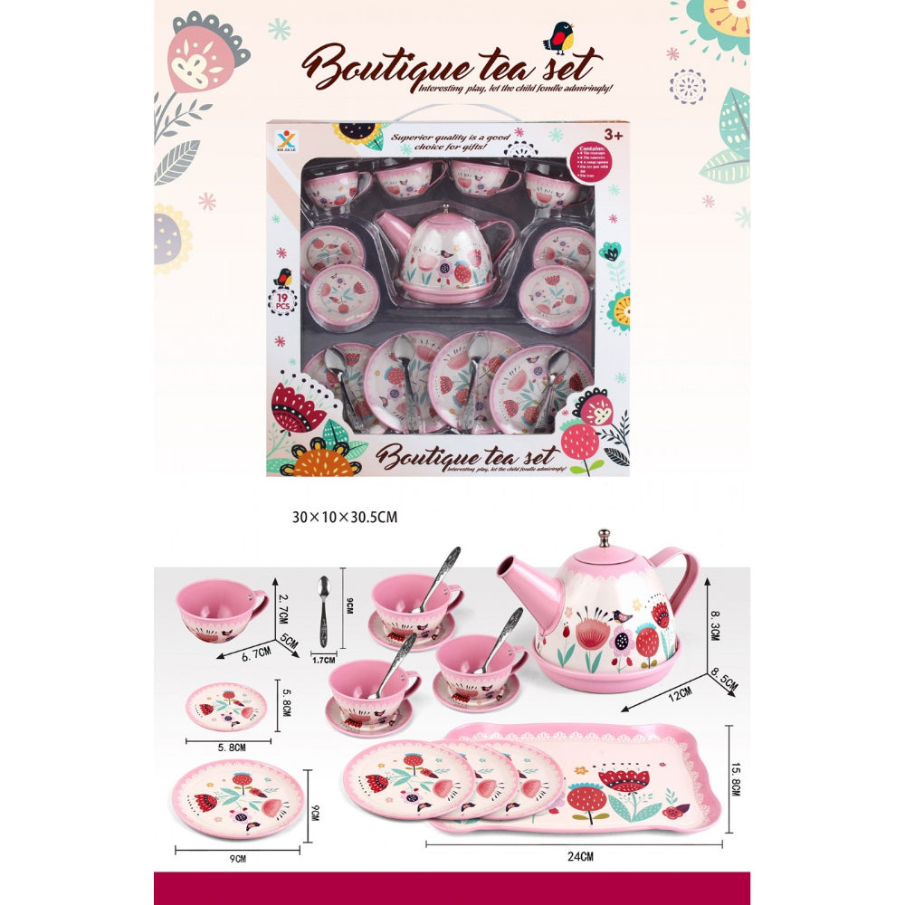 Boutique Tea Set Metal – 19 Pcs