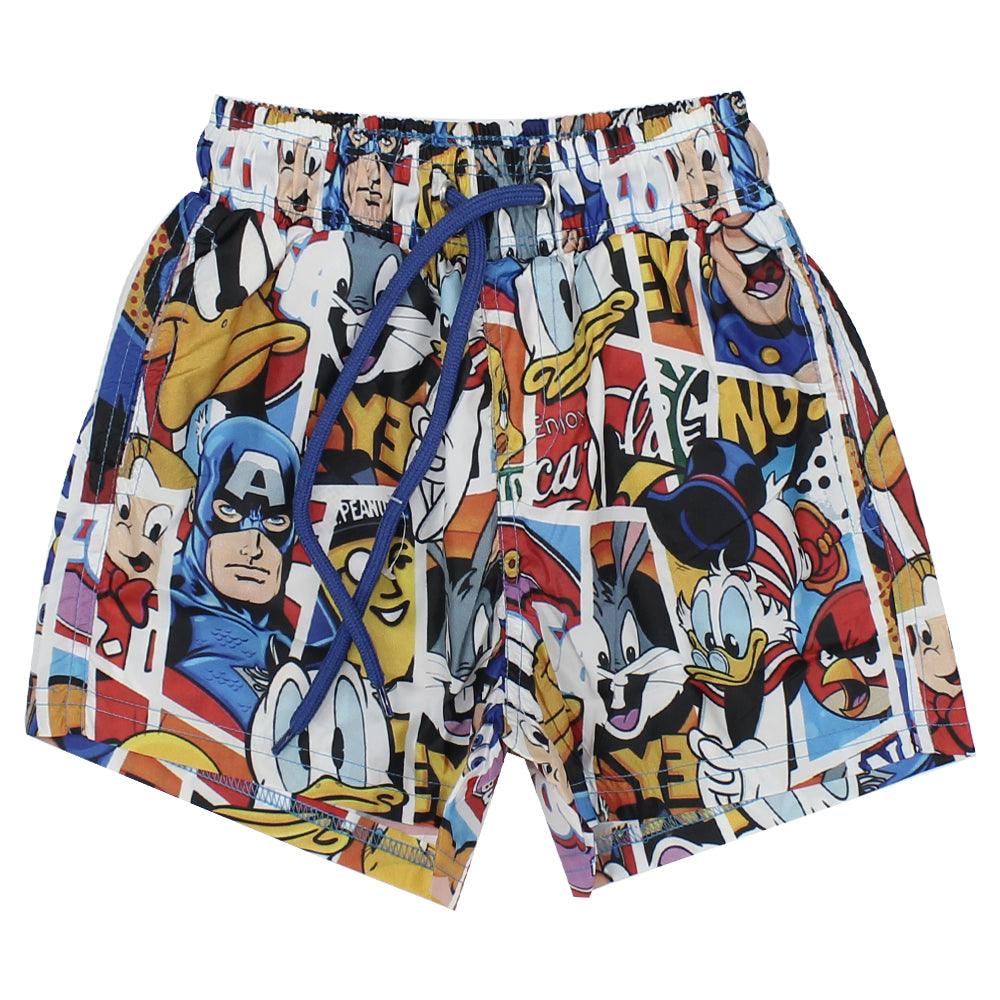 Boy's Comics Swimsuit - Ourkids - I.Wear