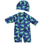 Boy's Overall Swimsuit + Cap - Ourkids - HUN