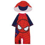 Boy's Overall Swimsuit + Cap - Ourkids - Karzma