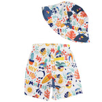 Boy's Swimsuit + Bucket Hat - Ourkids - Okapi