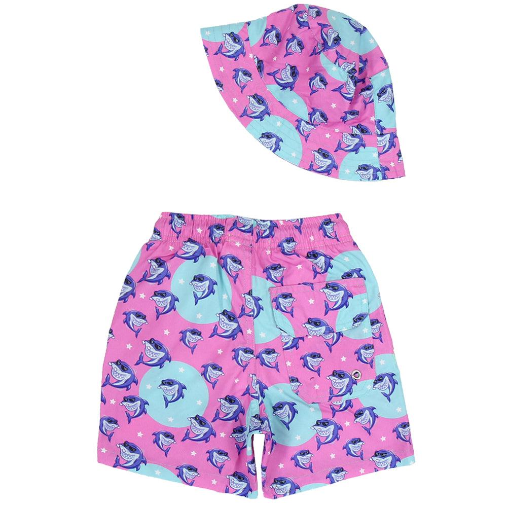 Boy's Swimsuit + Bucket Hat - Ourkids - Okapi