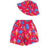 Boy's Swimsuit + Bucket Hat - Ourkids - Okapi