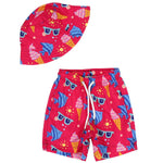 Boy's Swimsuit + Bucket Hat - Ourkids - Okapi