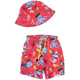 Boy's Swimsuit + Bucket Hat - Ourkids - Okapi