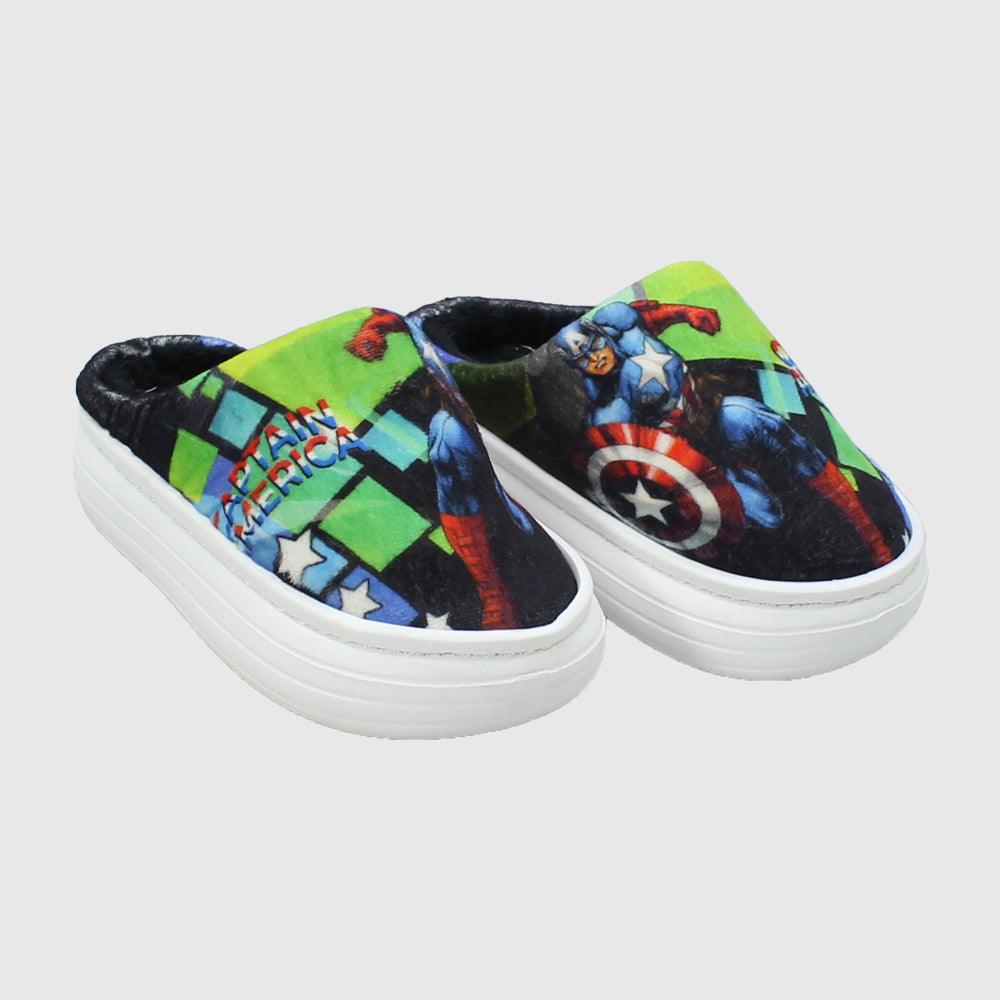 Boys' Soft Slippers (Captain America) - Ourkids - Konooz