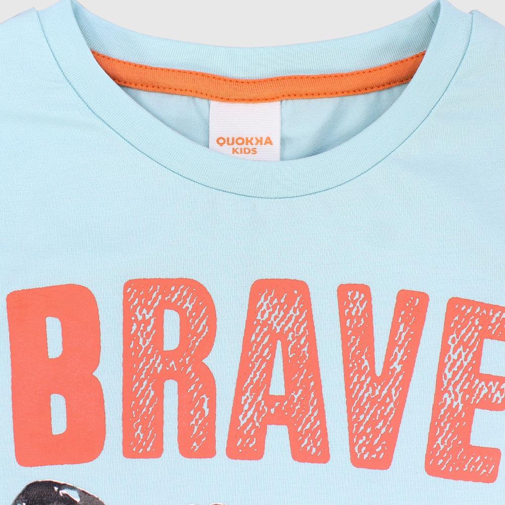 Brave Leopard Short-Sleeved T-Shirt - Ourkids - Quokka