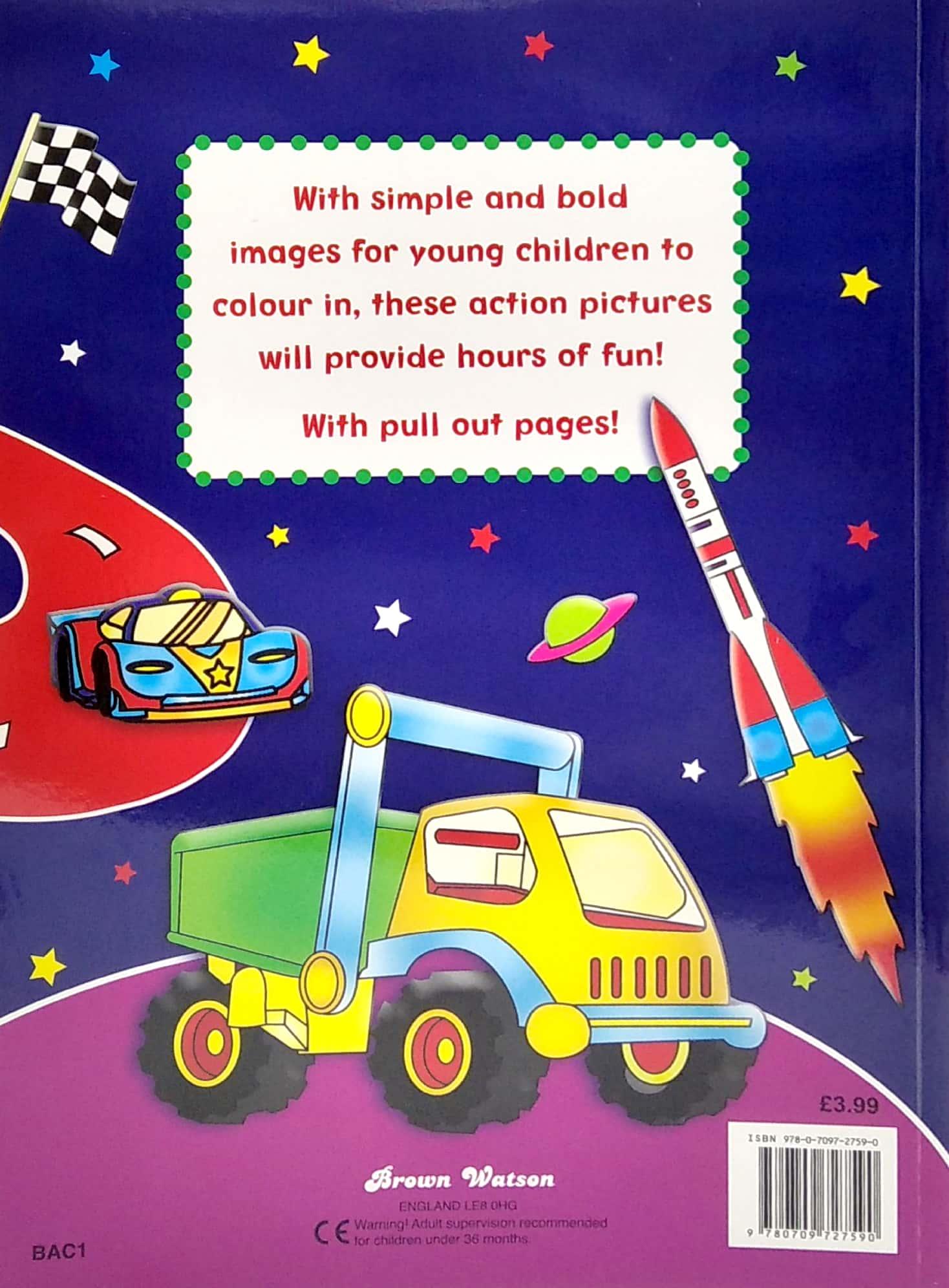 Bumper Action Coloring - Ourkids - OKO