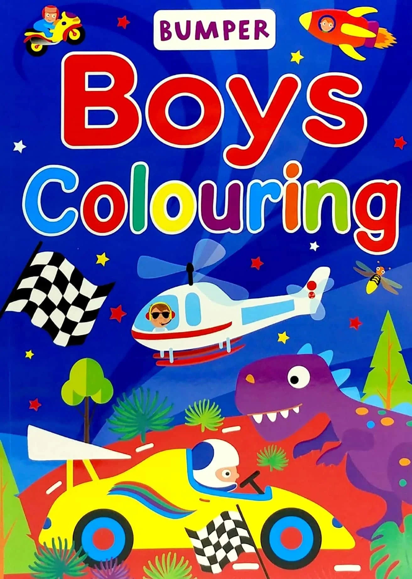 Bumper Boys Coloring - Ourkids - OKO