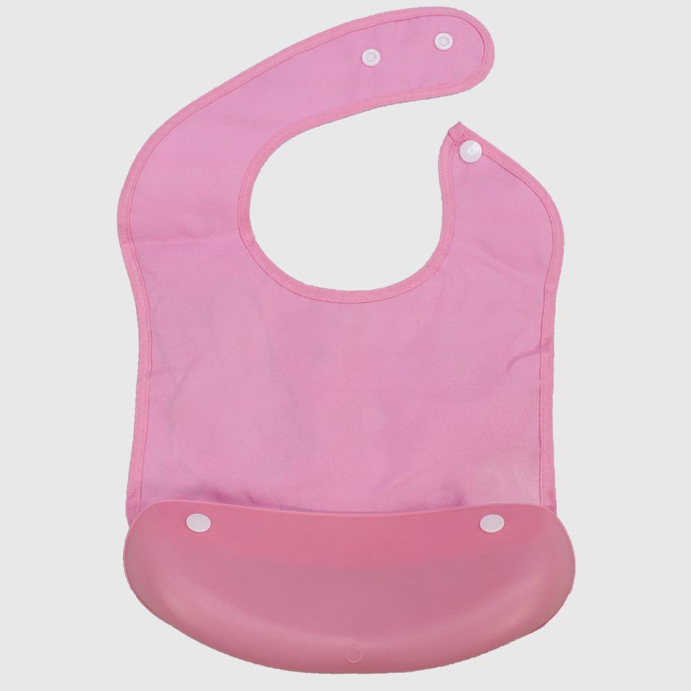 Bunny Bib With Silicone Pocket - Ourkids - Bella Bambino