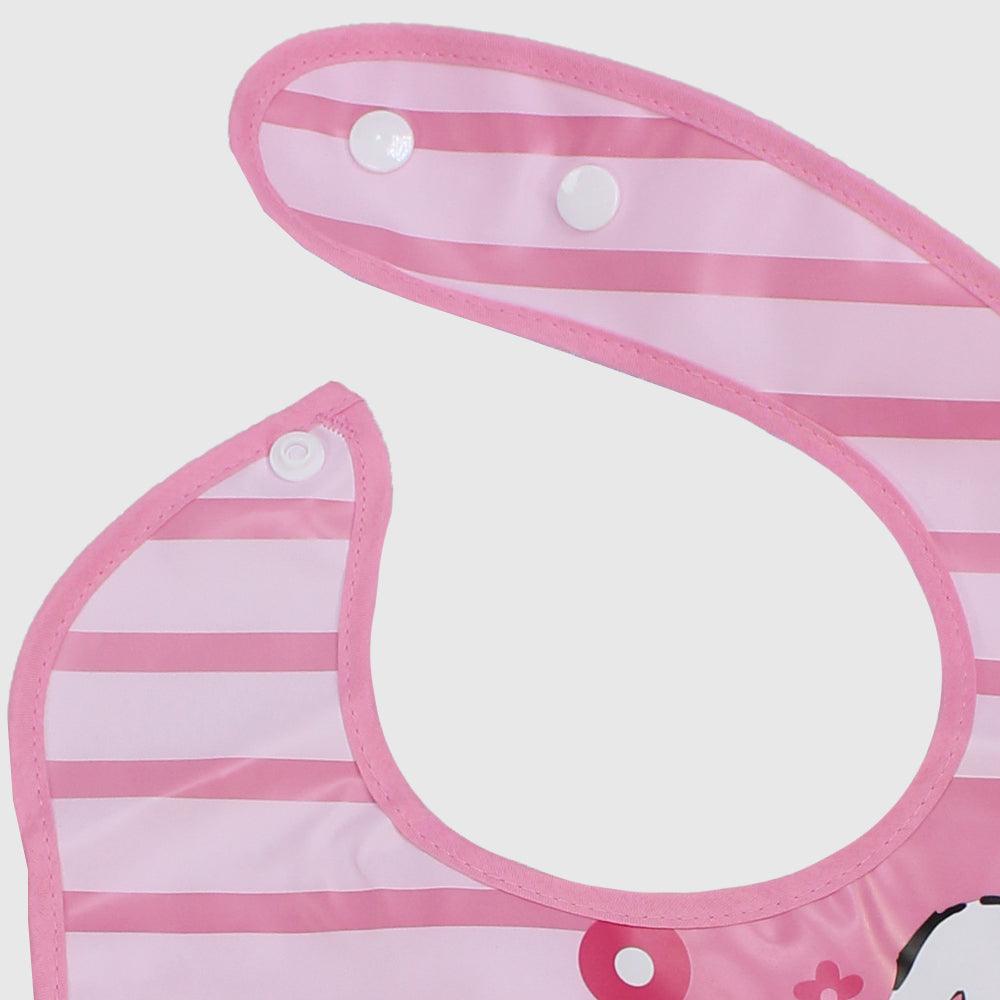 Bunny Bib With Silicone Pocket - Ourkids - Bella Bambino