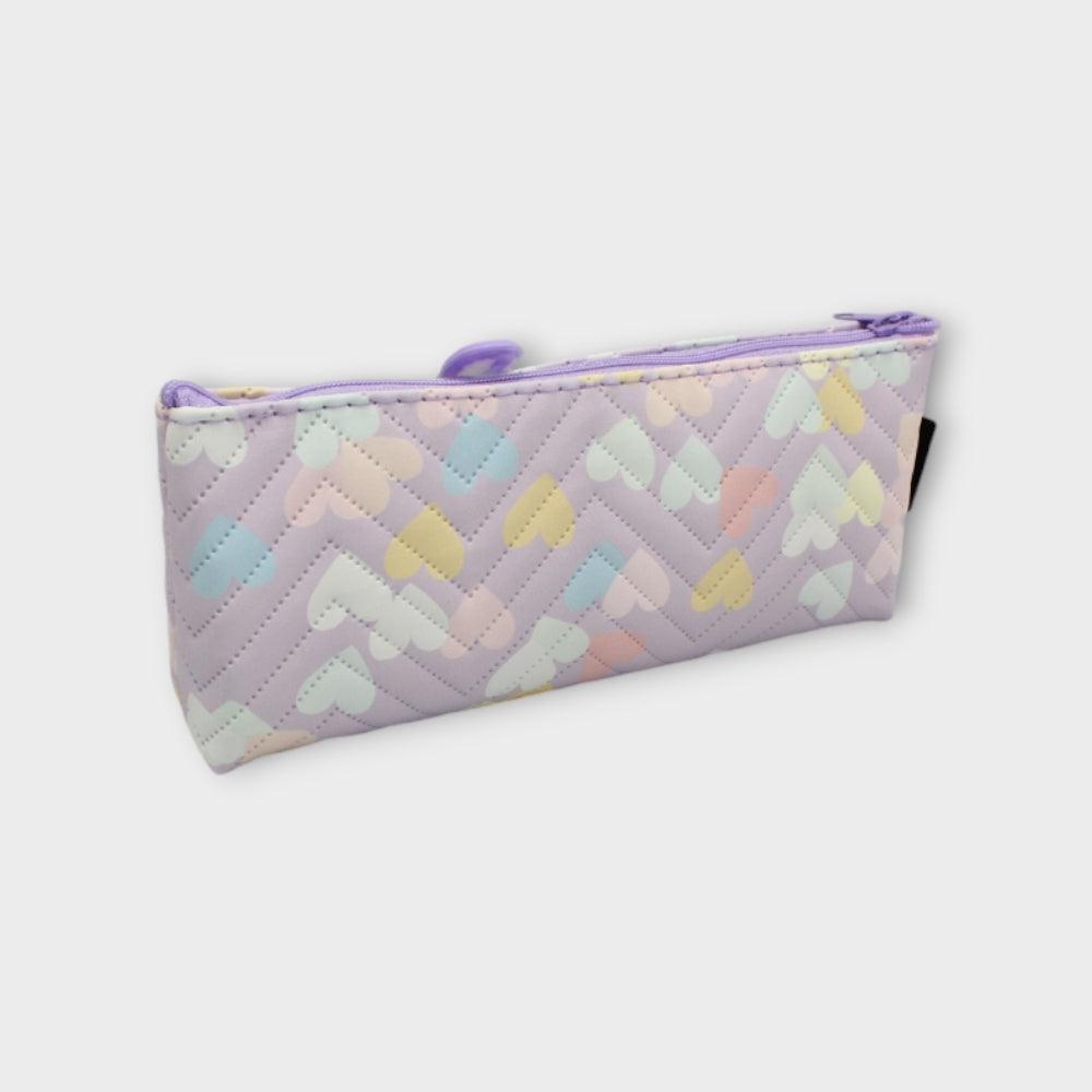 Bunny Glasses Purple Pencil Case - Ourkids - TWK