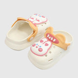 Bunny Head Baby Girls' Clogs Slippers - Ourkids - Cherries