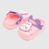 Bunny Head Baby Girls' Clogs Slippers - Ourkids - Cherries