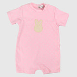 Bunny Head Short-Sleeved Romper - Ourkids - Bumber