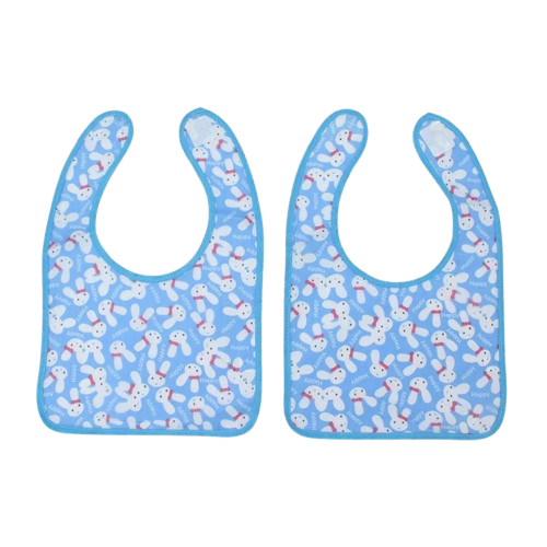 Bunny Heads Bib (Pack Of 2)