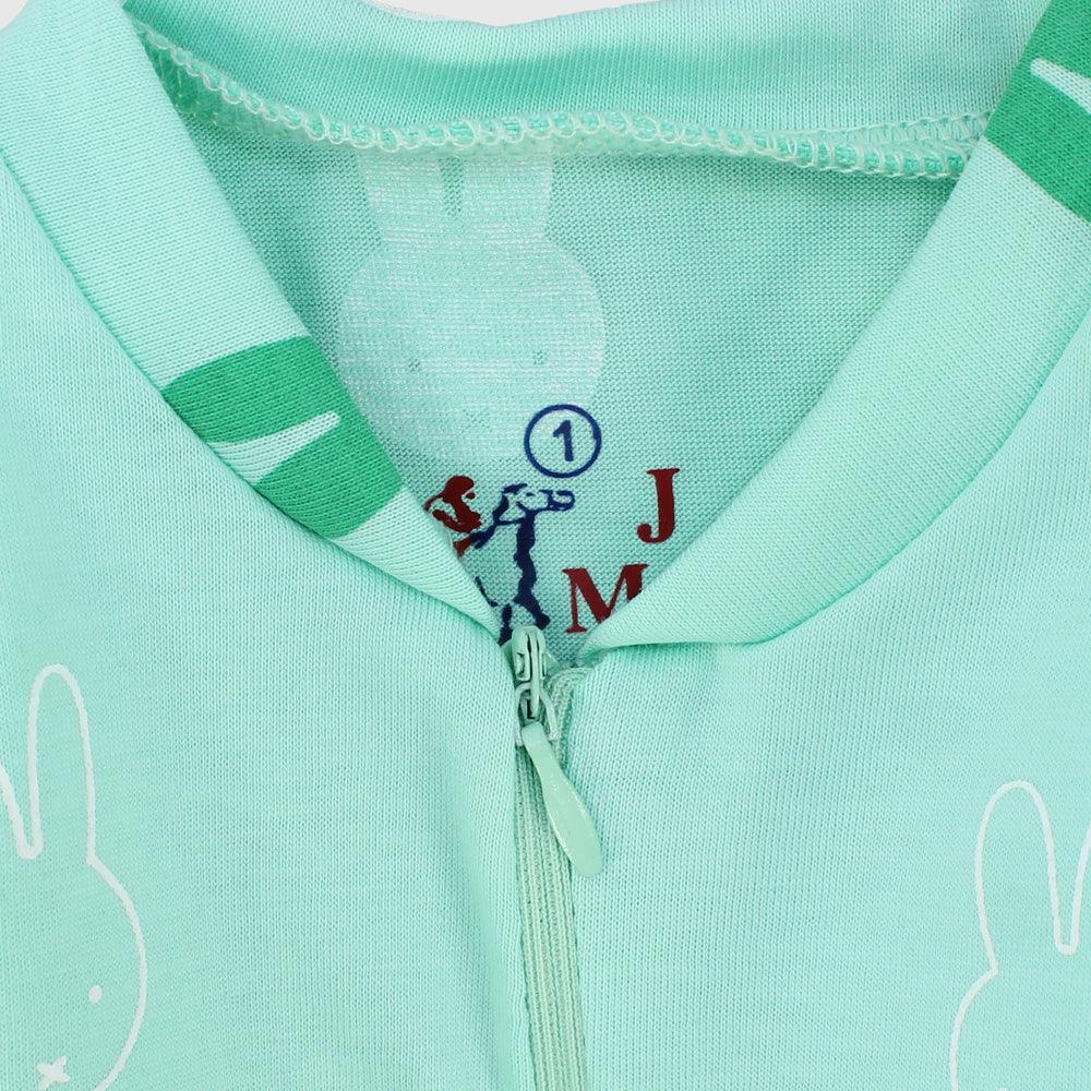 Bunny Heads Long-Sleeved Baby Footie - Ourkids - JOKY