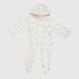 Butterflies Long-Sleeved Baby Footie - Ourkids - Junior